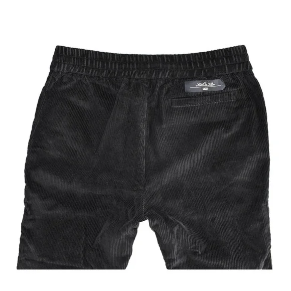 B2 NWOT KITH KXTN Torpedo Navy Corduroy Elastic Waistband W/Drawcord Pants Sz M
